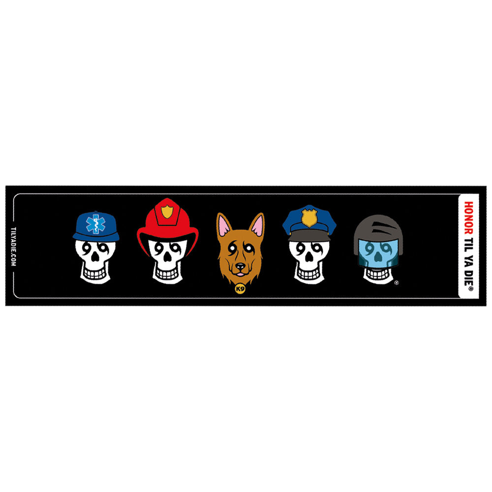Honor Til Ya Die Magnet - Skull Edition - First Responders