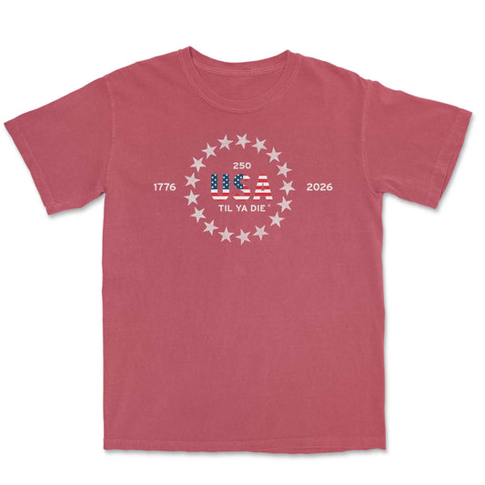 250 USA Til Ya Die Stars Tee