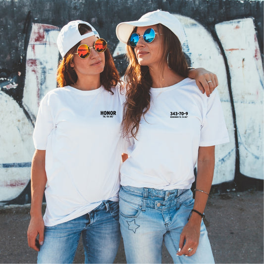 9/11 Remember Left Chest Tee