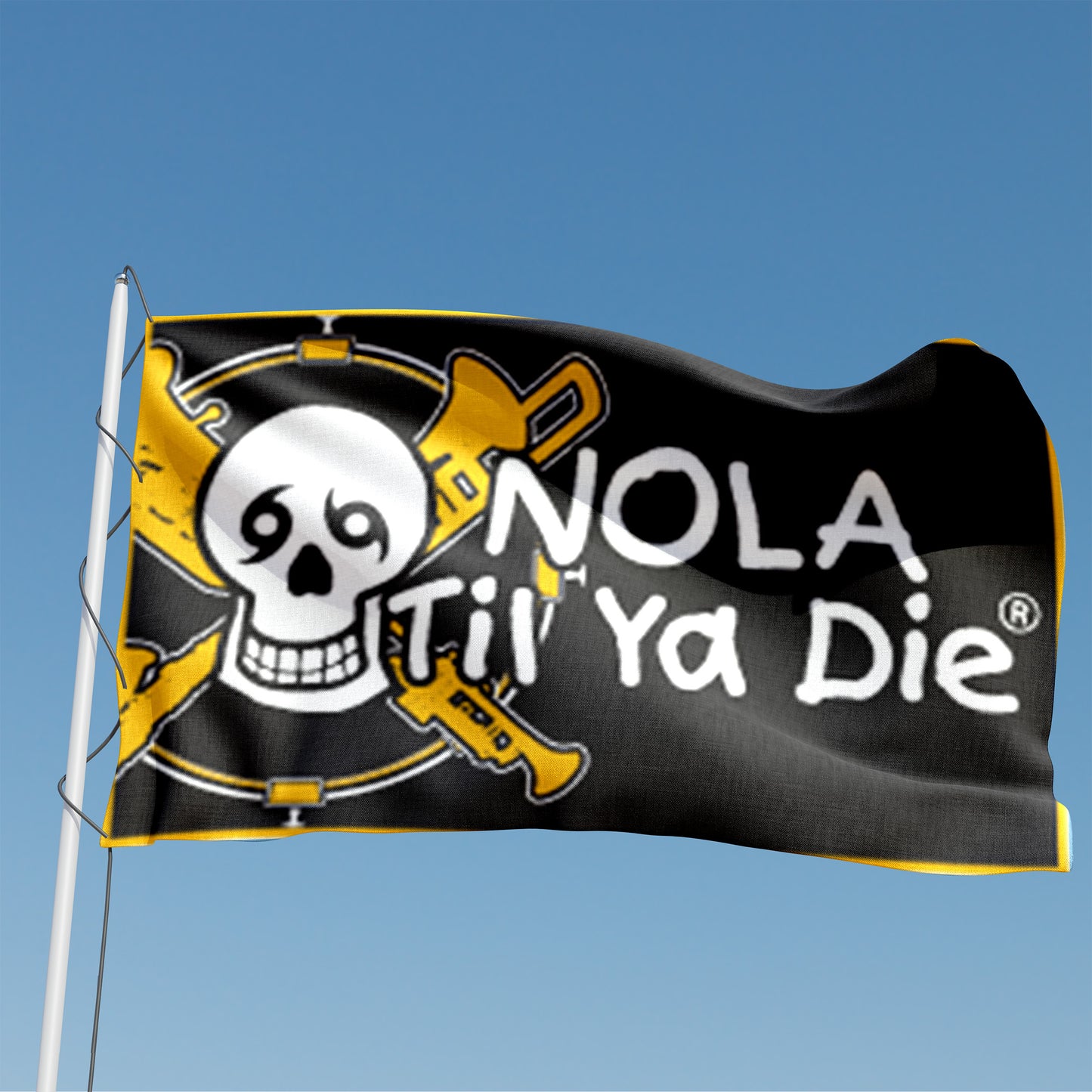 Nola Til Ya Die Instruments Flag