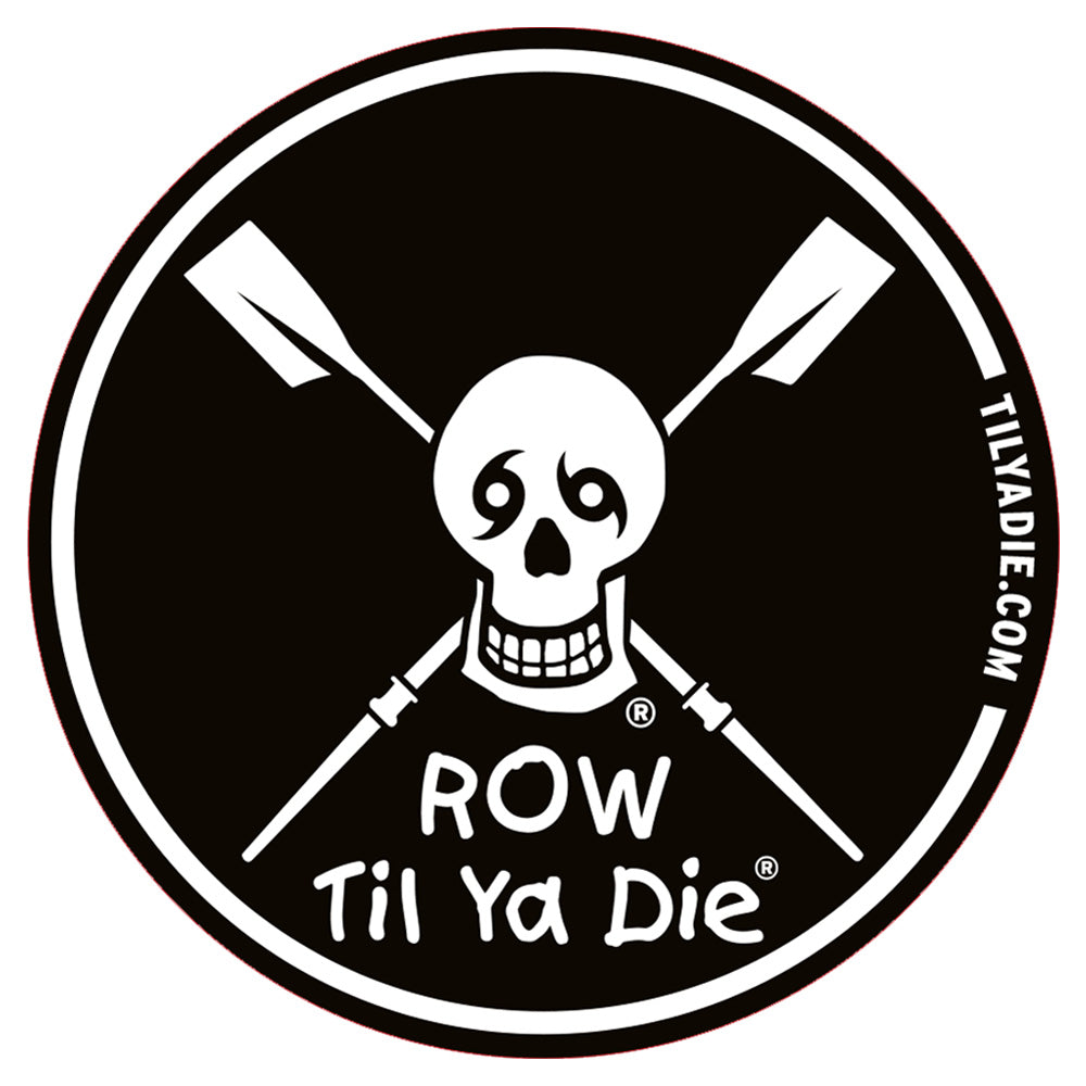 Row Til Ya Die Sticker · SKULL