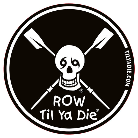 Row Skull Oars Sticker