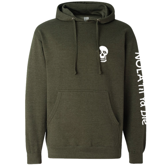 Nola Skull Left Chest Pullover Hoodie