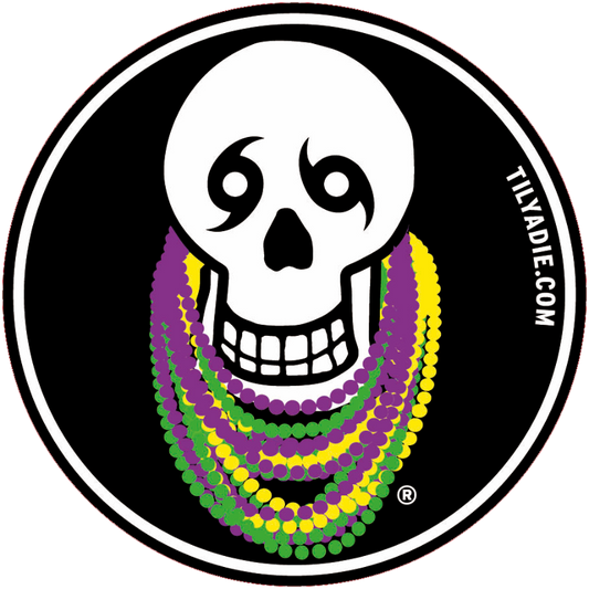 Skull Beads Sticker