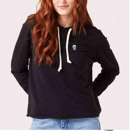 Skull Women's Terry Hoodie