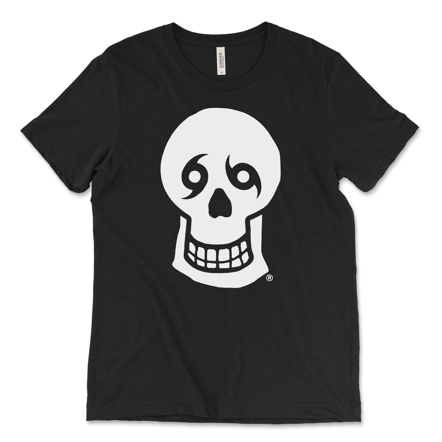 Big Skull Front Back Tee Black