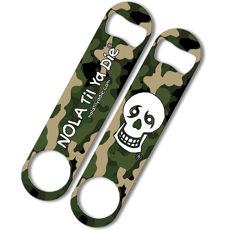 Nola Til Ya Die Bottle Opener, Camo