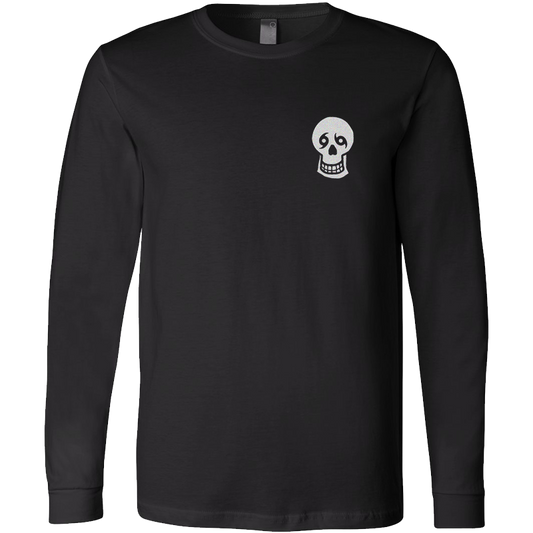 Skull Left Chest Long Sleeve