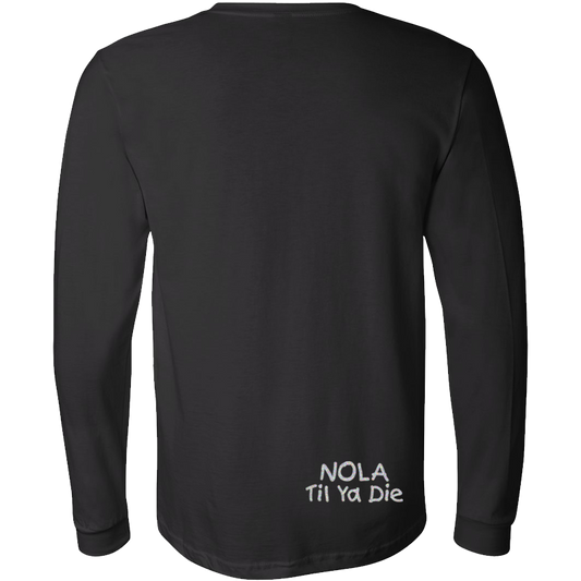 Skull Left Chest Long Sleeve