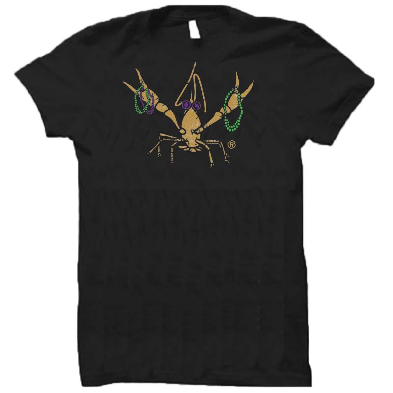 Nola Til Ya Die Tee - Crawfish Edition - Madi Gras - Beads