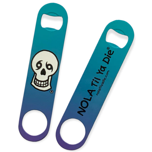 Nola Til Ya Die Bottle Opener· Skull
