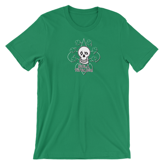 Nola Skull Irish Clover Tee