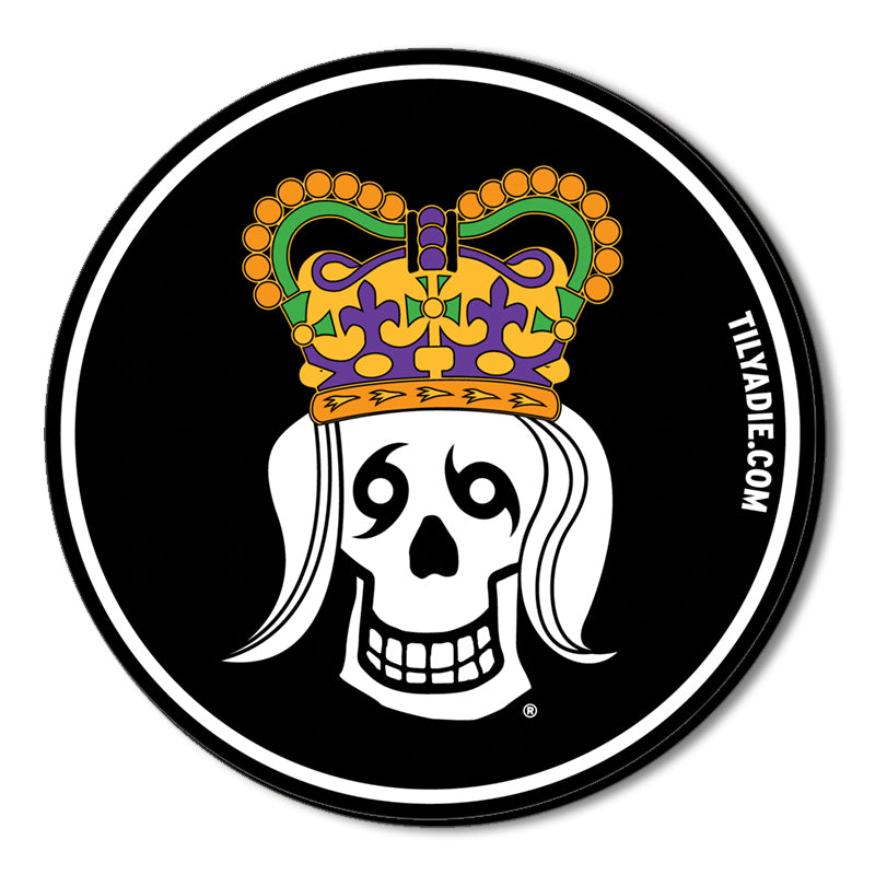 Mardi Gras Sticker - Skull Edition - Queen