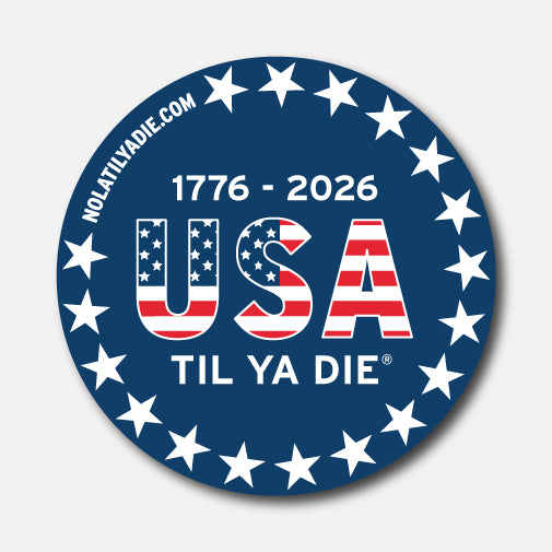 250 USA Til Ya Die Stars Sticker