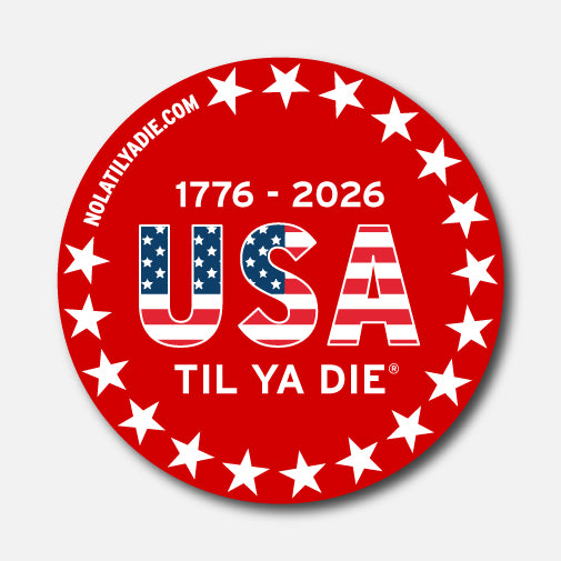 250 USA Til Ya Die Stars Sticker