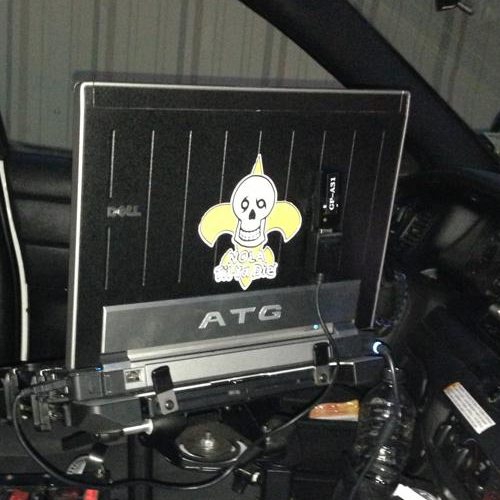 Nola Til Ya Die Fleur De Lis Decal