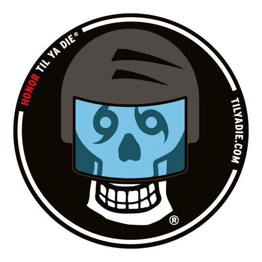 Honor Til Ya Die Skull SWAT Sticker