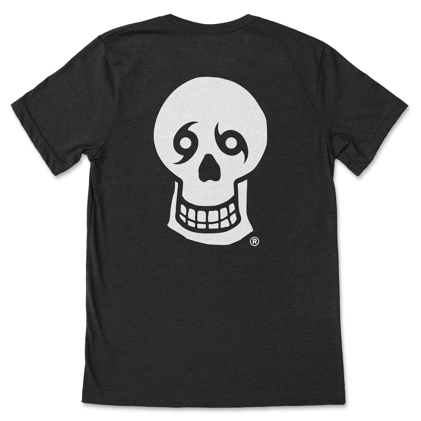 Big Skull Front Back Tee Black