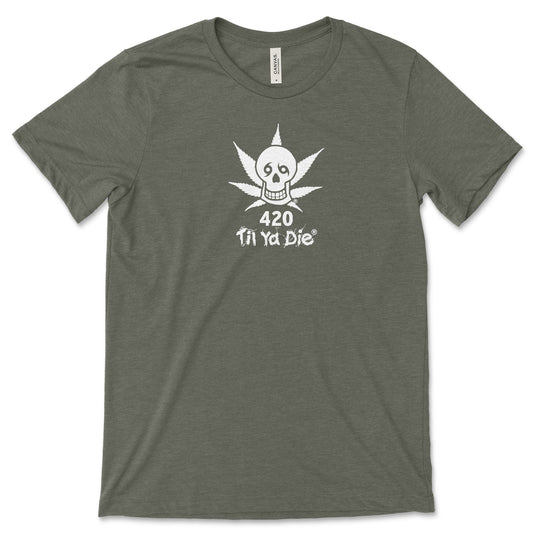 420 Cannabis Skull Tee