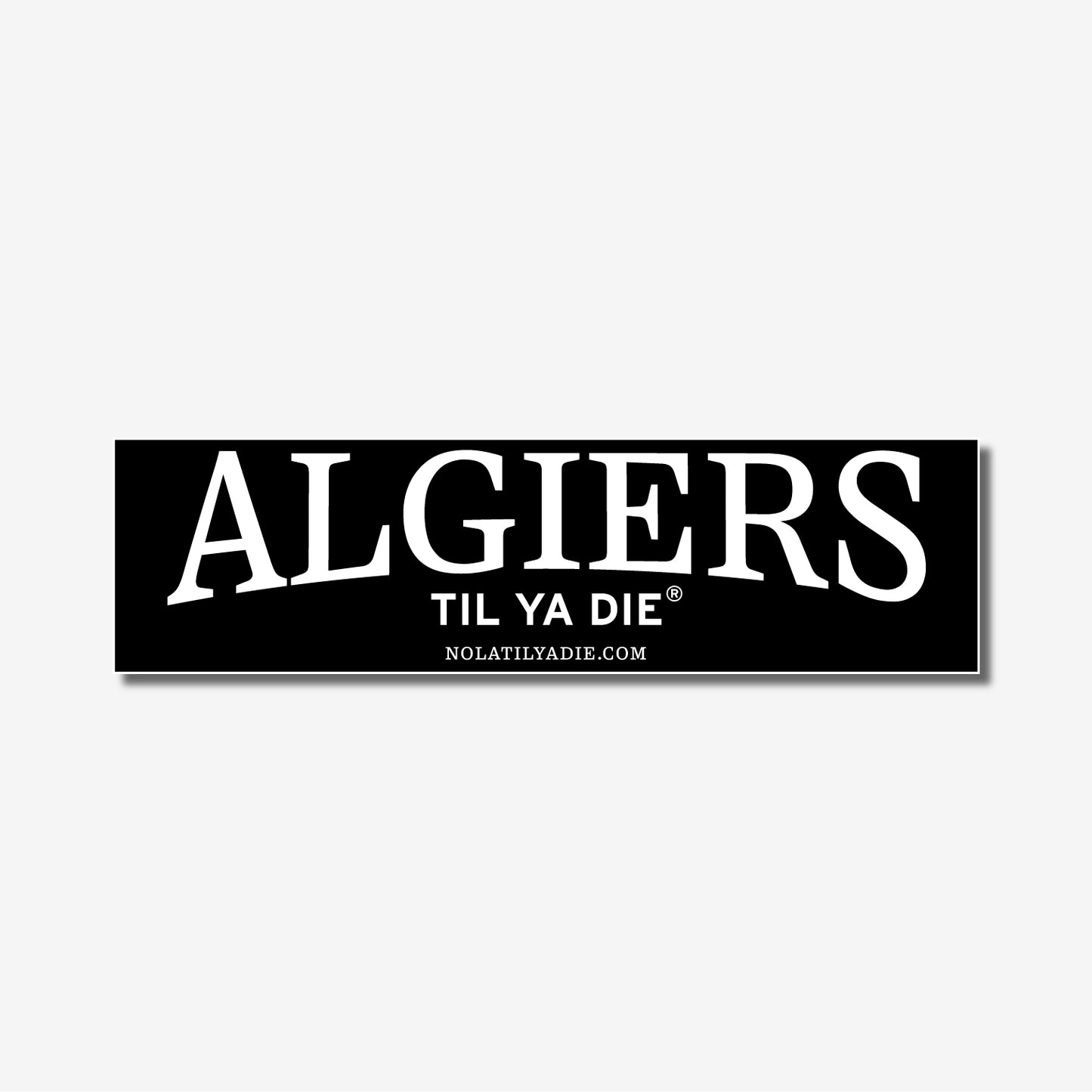 Algiers Til Ya Die Sticker