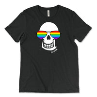 Pride Til Ya Die Tee · SKULL - Aviators (Rainbow)