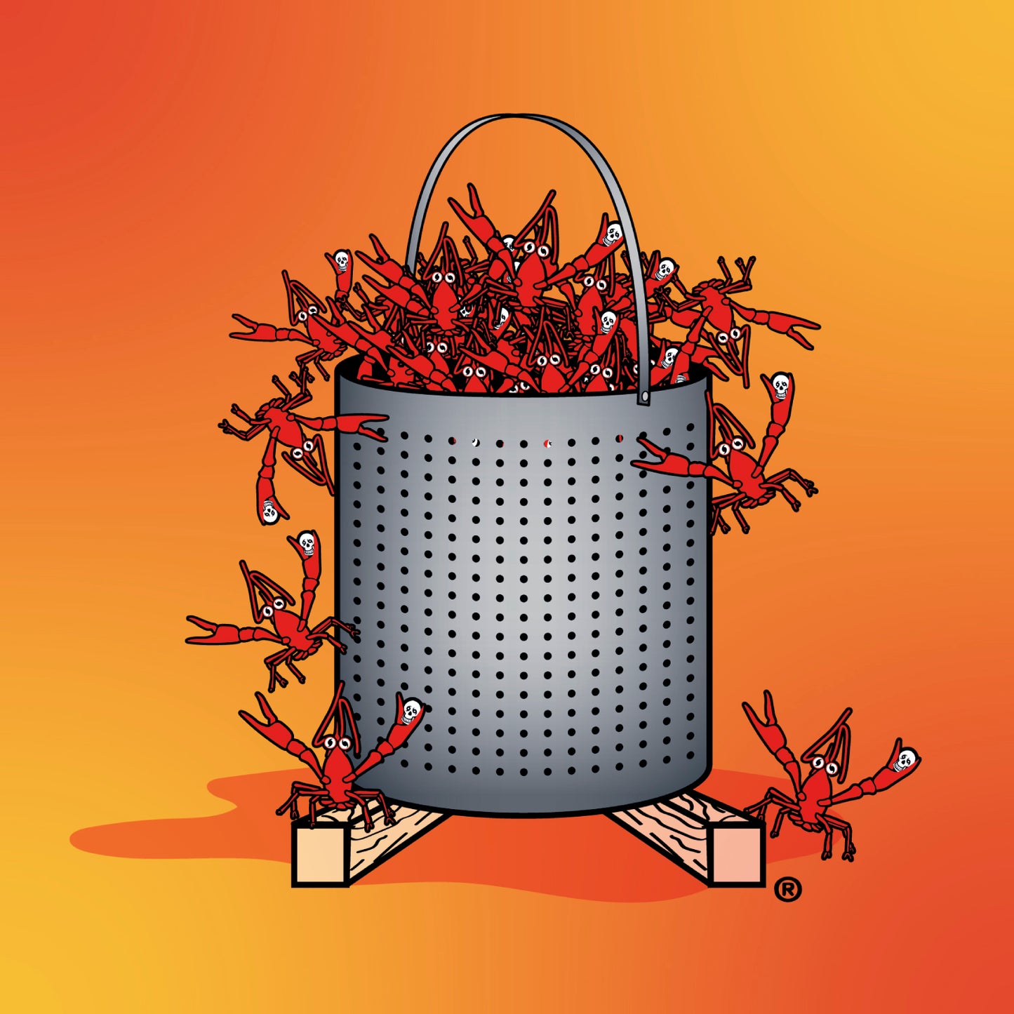 Boil Til Ya Die Pot Design