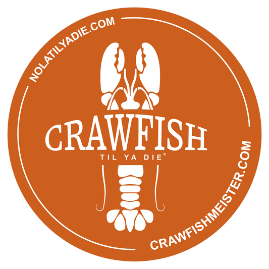 Crawfish Til Ya Die Sticker