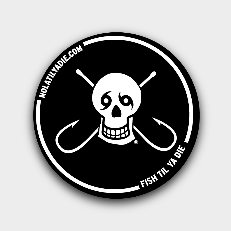 Fish Til Ya Die Sticker