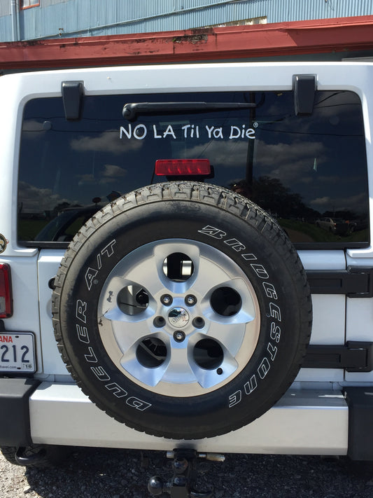 Nola Til Ya Die Big Decal