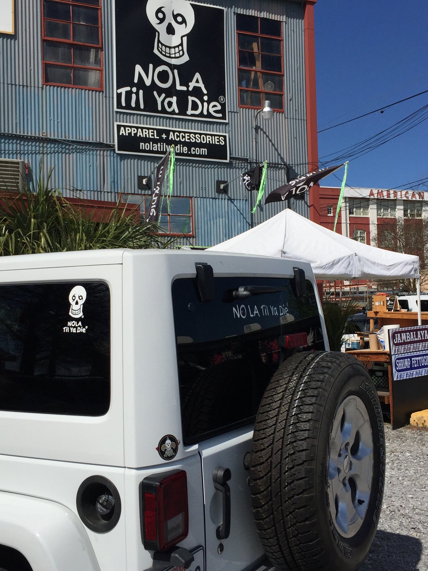 Nola Til Ya Die Big Decal
