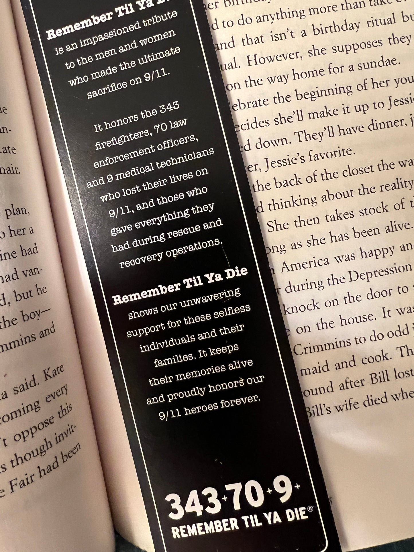 9/11 Remember Til Ya Die Bookmark