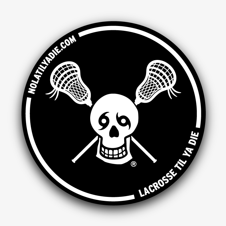 Lacrosse Til Ya Die Sticker