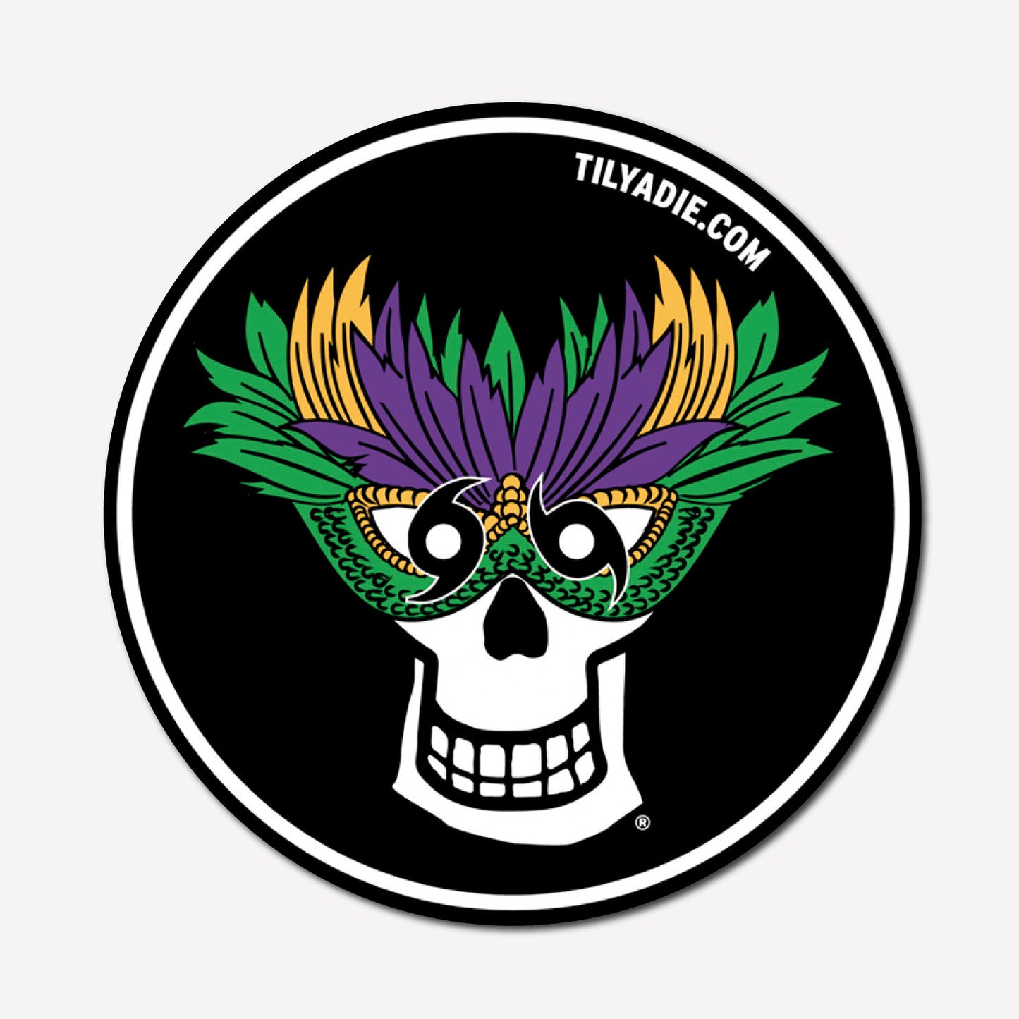 Skull Masker Sticker