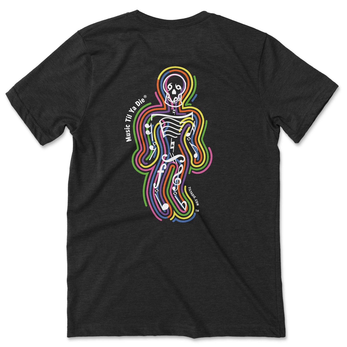 Music Til Ya Die Skeleton Tee