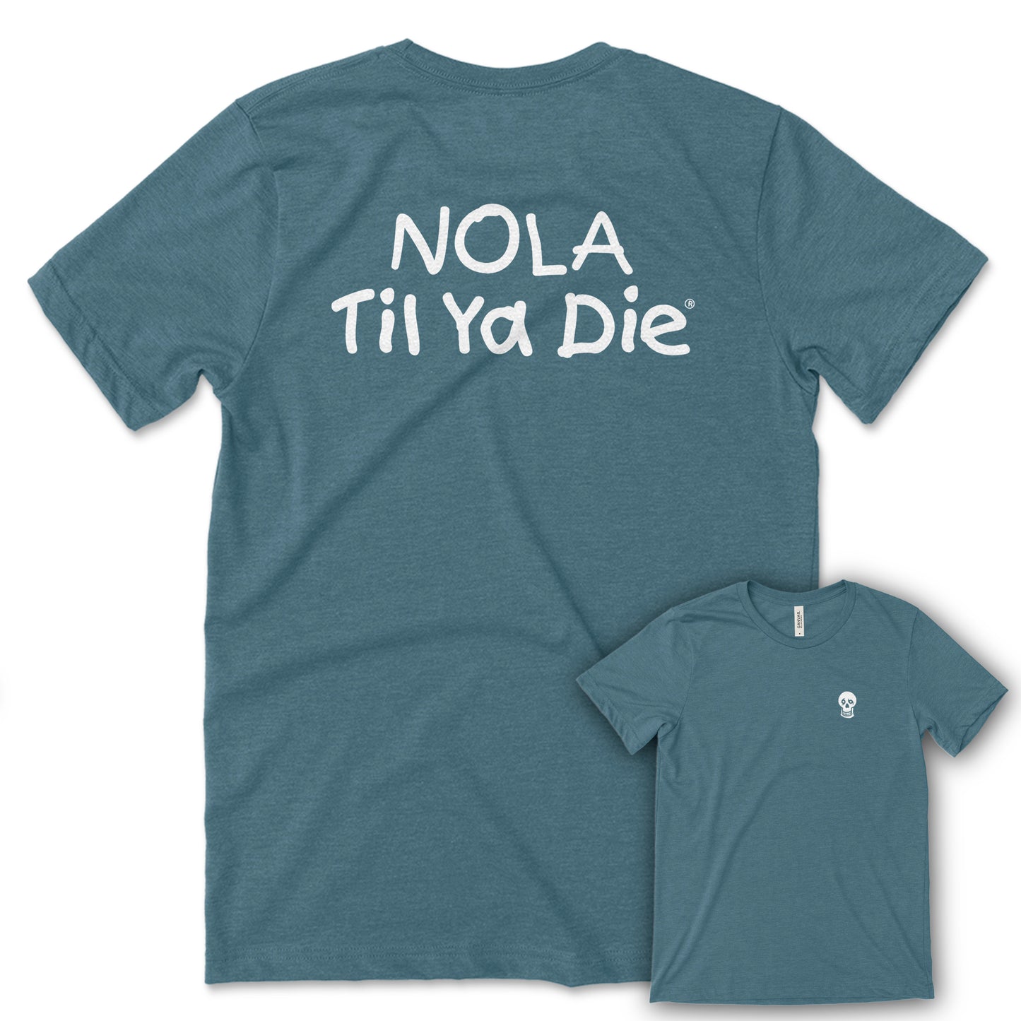 Nola Til Ya Die Words Back Tee