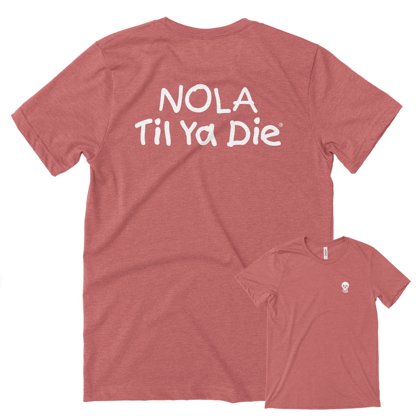 Nola Til Ya Die Words Back Tee