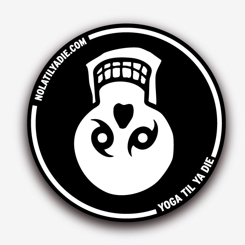 Yoga Til Ya Die Sticker