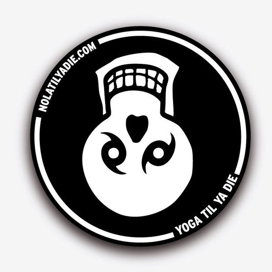 Yoga Til Ya Die Sticker