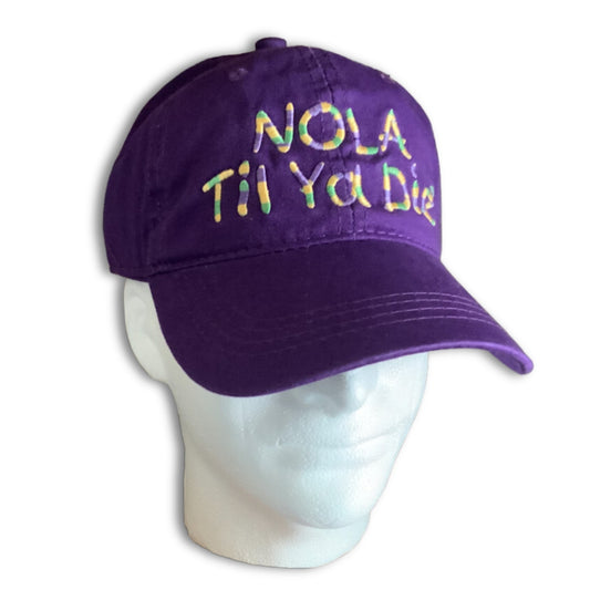 Nola Mardi Gras Hat Purple