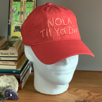 Nola Til Ya Die Hat - Words - Variegated Stitch