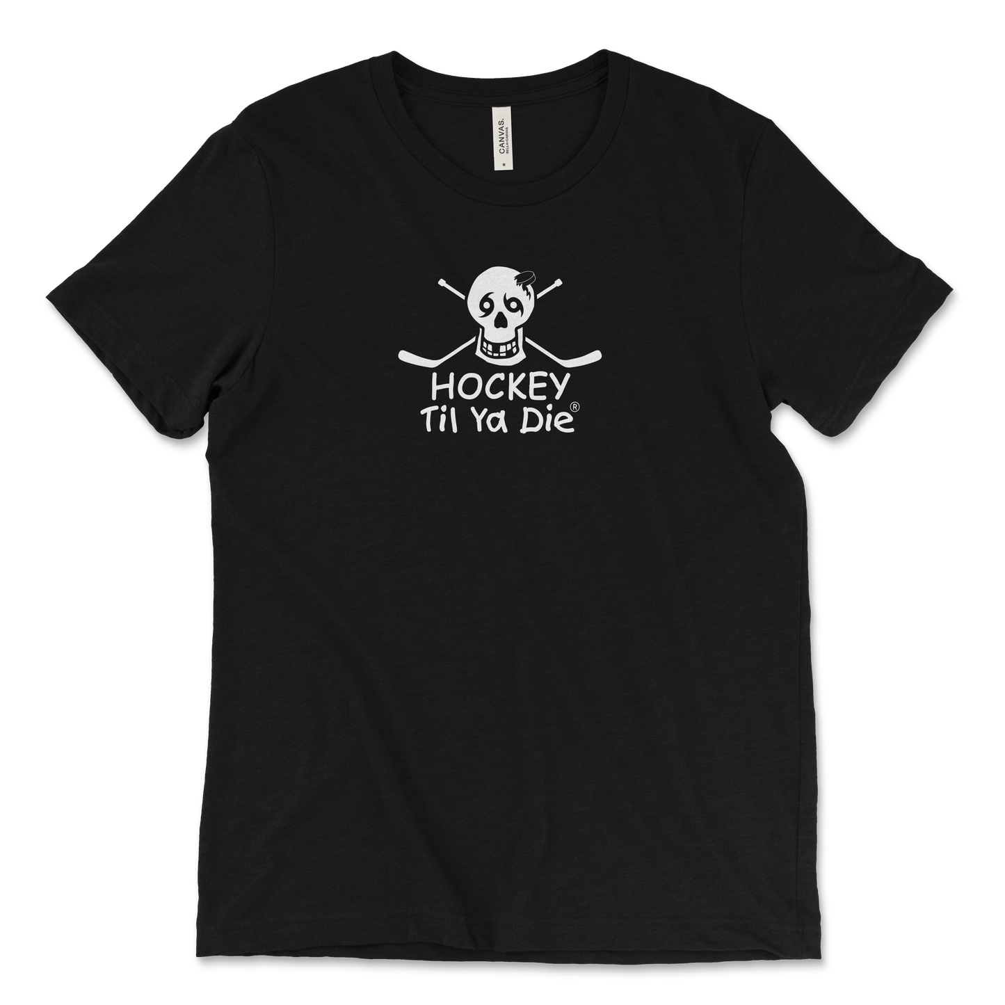 Hockey Til Ya Die Tee - Skull