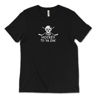 Hockey Til Ya Die Tee - Skull
