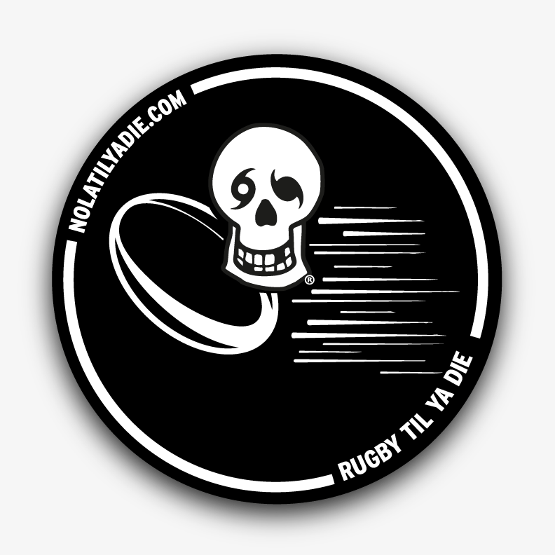 Rugby Til Ya Die Sticker
