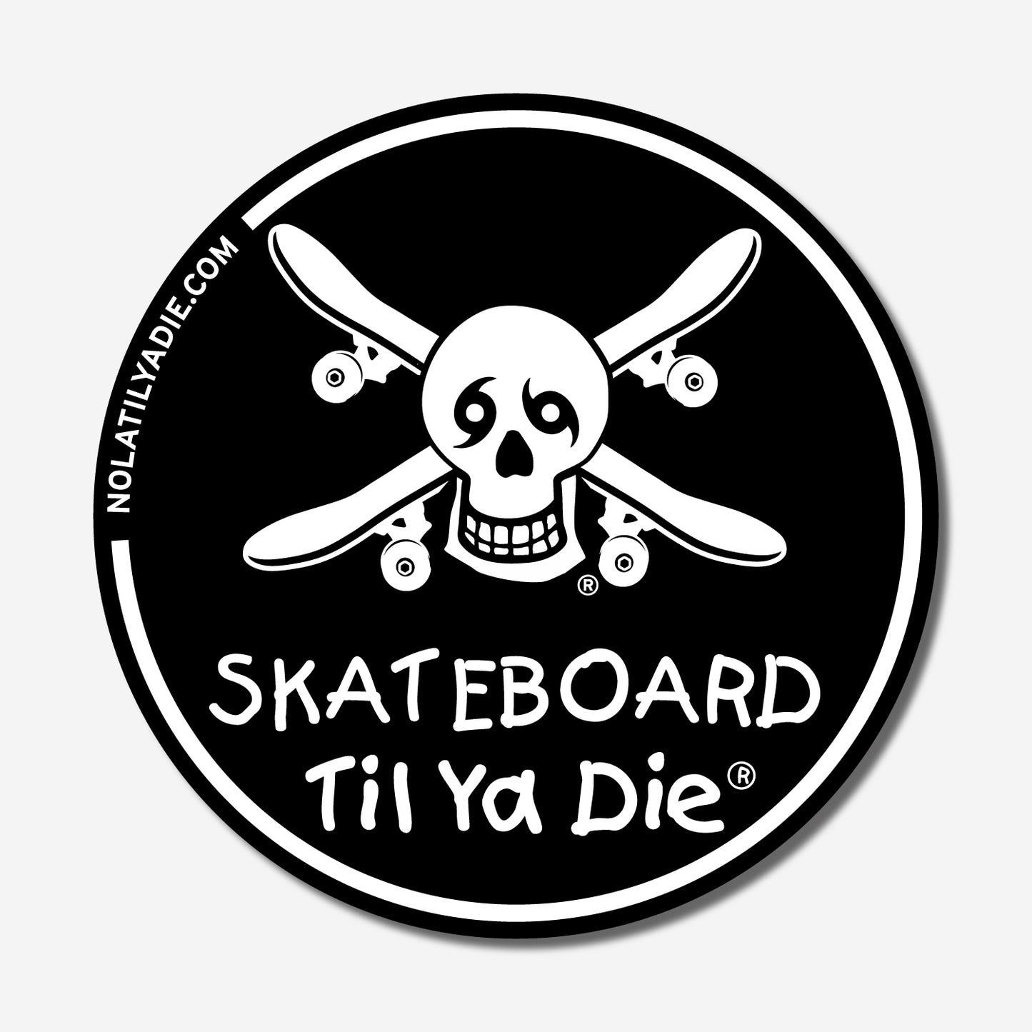 Skateboard Til Ya Die Sticker
