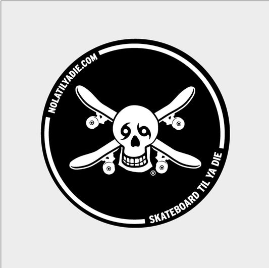 Skateboard Til Ya Die Sticker