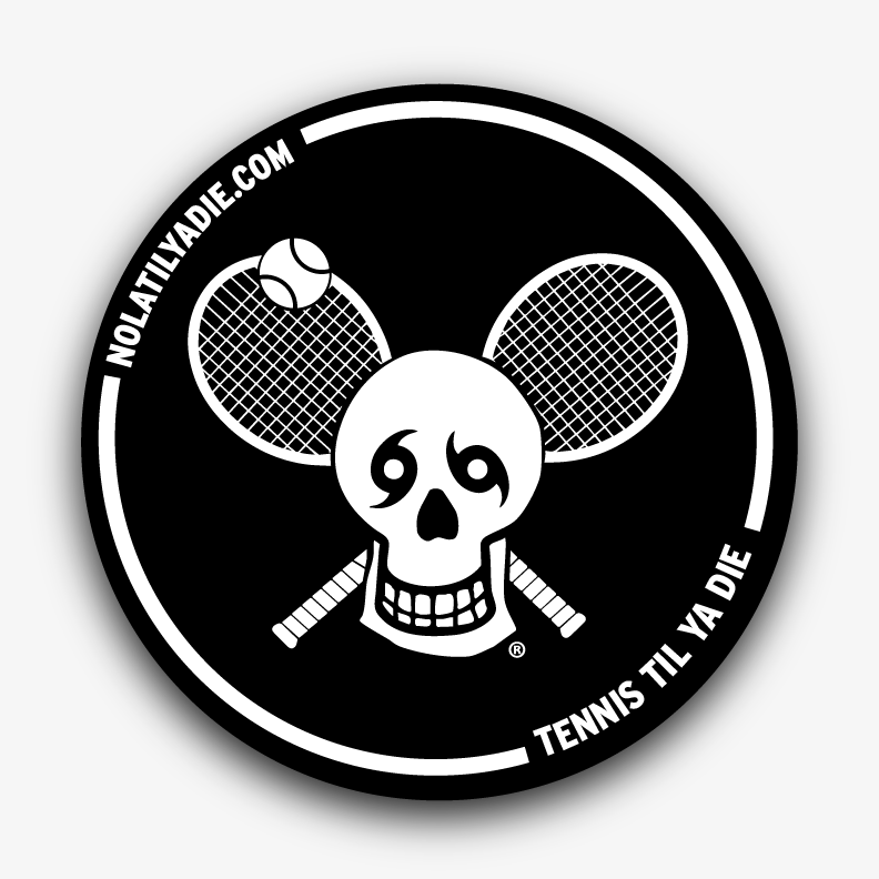 Tennis Til Ya Die Sticker