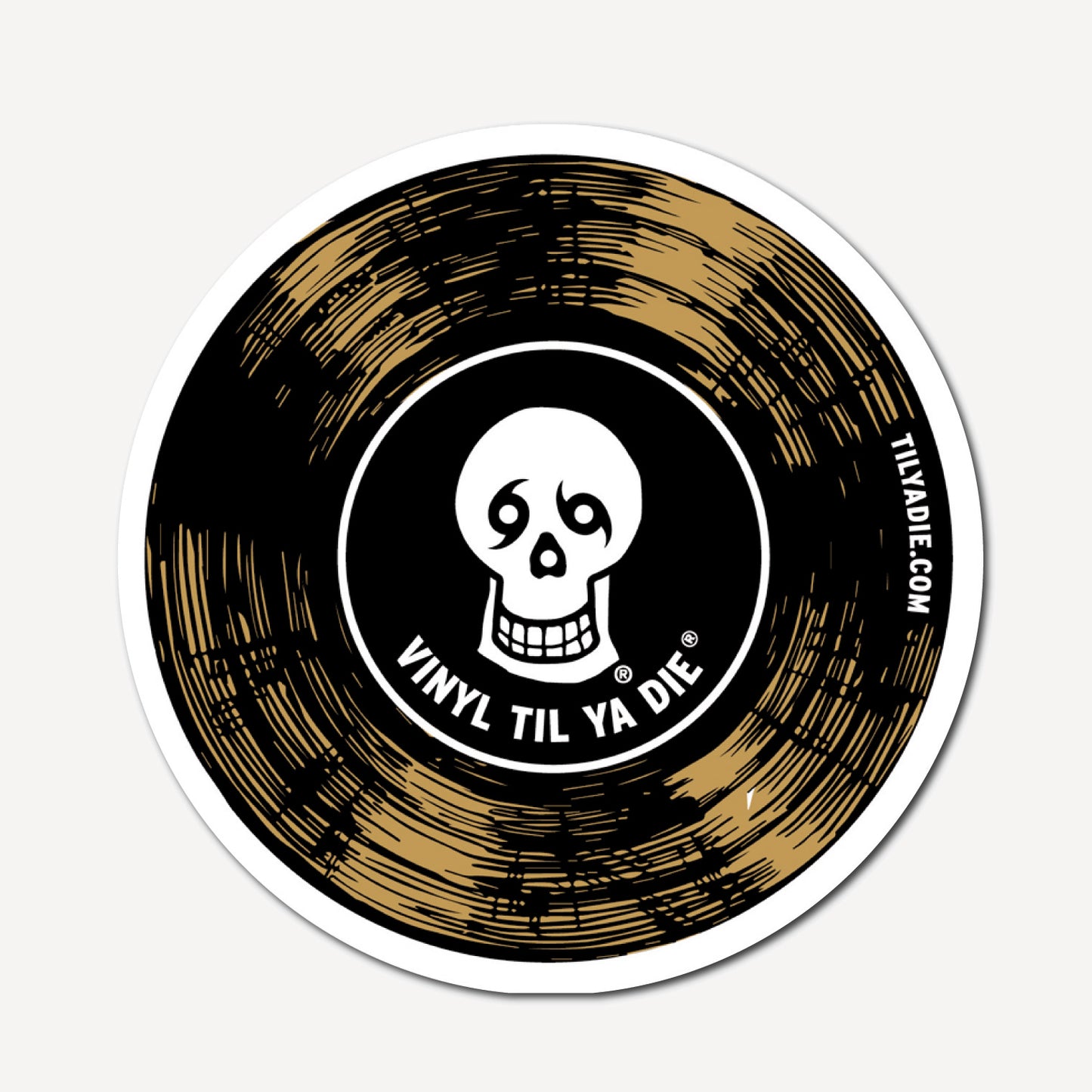 Vinyl Til Ya Die Sticker