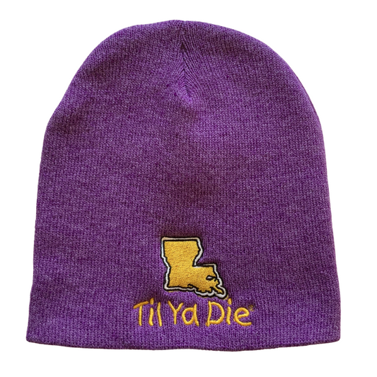 Louisiana Til Ya Die Beanie, LSU