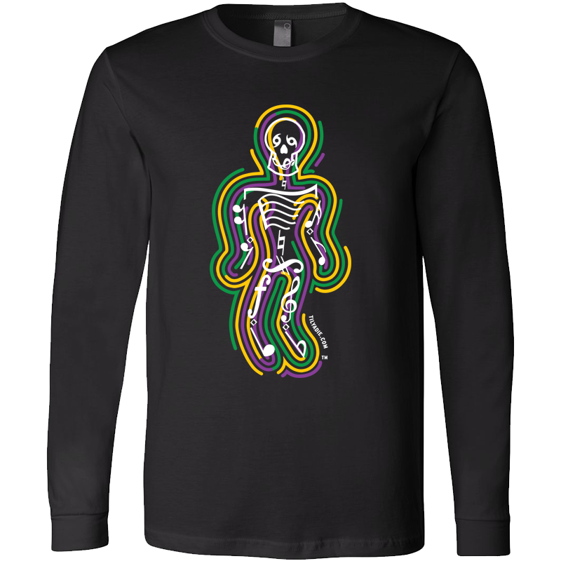Music Man Big Front Back Long Sleeve