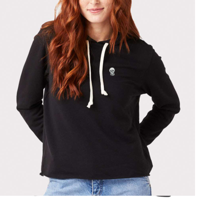 Skull Women's Terry Hoodie